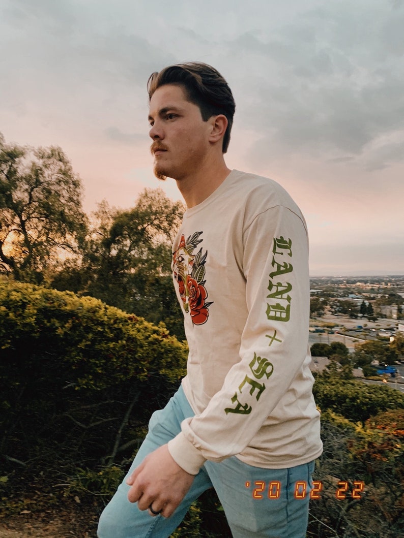 Panther Traditional Tattoo Long Sleeve Shirt Etsy