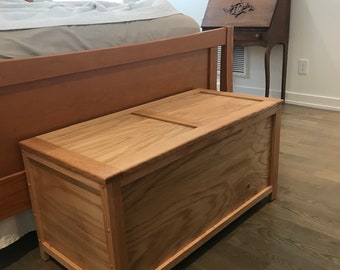 Oak Blanket Chest Etsy Denmark