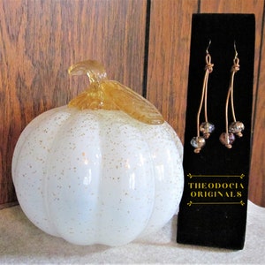 Sparkling Bead Double Drop Earrings