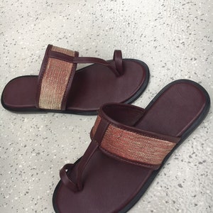Womens/Ladies Aso Oke Sandals