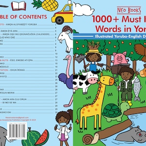 1000+ Must Know words in Yoruba