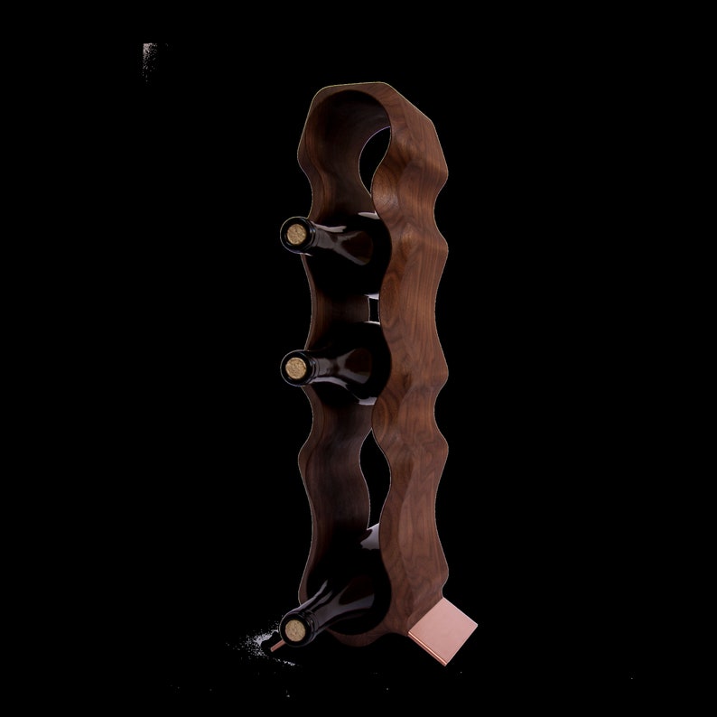 Modern Wood Wine Stand Trunk Wine Rack Wooden Bar Wine Etsy