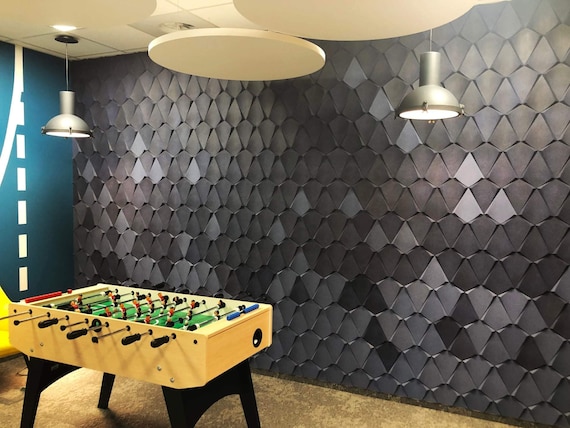 Panneaux muraux 3D panneaux muraux acoustiques revêtement mural