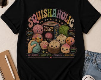 Squishaholic Shirt – Retro Kawaii Dumpling Squishy Lover Tee