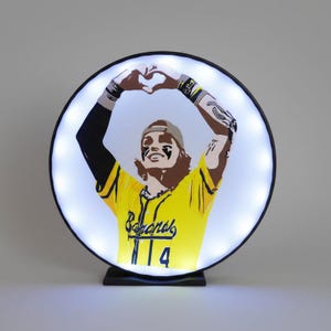 KJ Jackson サバンナバナナ 3D プリント ディスプレイライト（LED ライト付き）