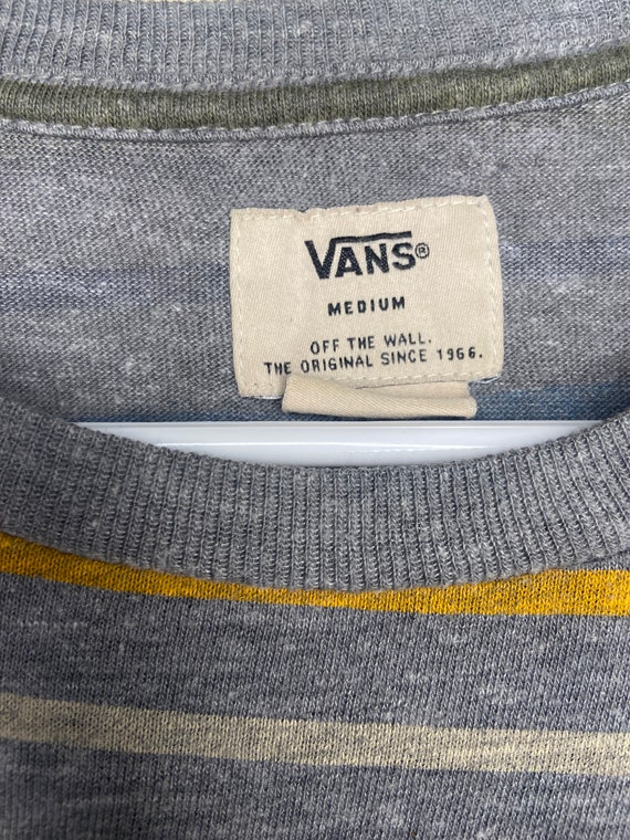 2016 Vans Striped multicolor Pocket T shirt - image 3