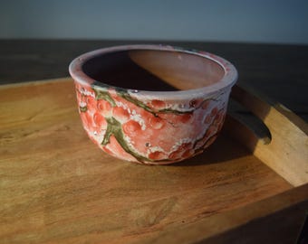 Handmade Planter ~ Cherry Pot ~ Unique Gift