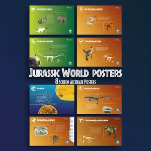 Jurassic Park Prop Replica Poster, Jurassic World Poster, Jurassic Park Sign, Dinosaur Poster