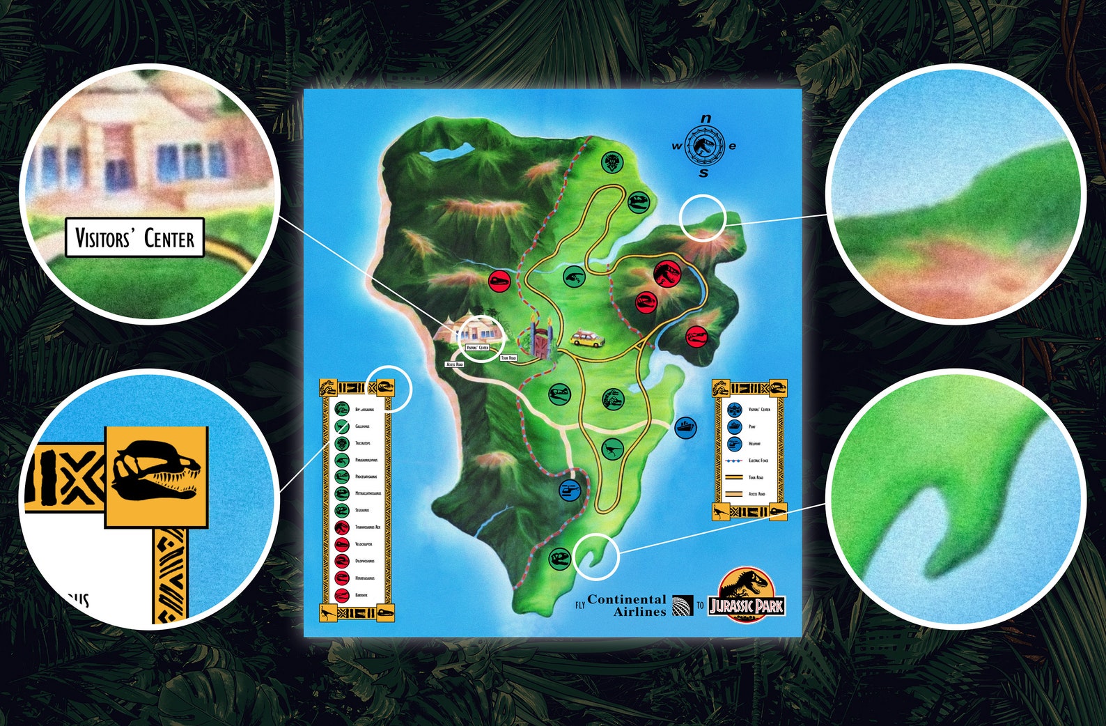 jurassic-park-prop-replica-jurassic-park-map-brochure-jurassic-park