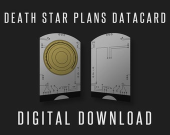 Death Star Plans Datacard, Rogue One Prop (Digital Download)