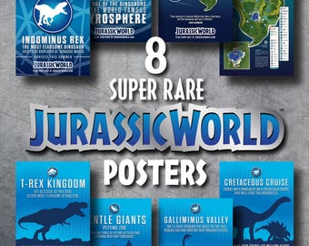Jurassic World Posters, Waterloo Campaign Set (Digital Download)
