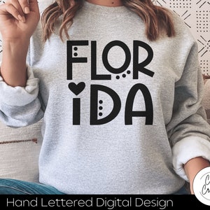 Florida, FL svg SOFORT-DOWNLOAD dxf, svg, eps, png, jpg, pdf für die Verwendung mit Programmen wie Silhouette Studio oder Cricut Design Space