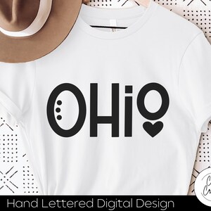 Ohio, OH, Buckeye state svg INSTANT DOWNLOAD dxf, svg, eps, png, jpg, pdf for use with programs like Silhouette Studio or Cricut Design image 3