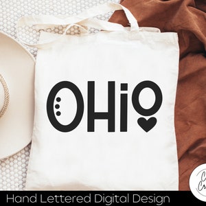 Ohio, OH, Buckeye state svg INSTANT DOWNLOAD dxf, svg, eps, png, jpg, pdf for use with programs like Silhouette Studio or Cricut Design image 5