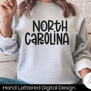 North Carolina, NC state svg INSTANT DOWNLOAD dxf, svg, eps, png, jpg, pdf for use with programs like Silhouette Studio or Cricut Design