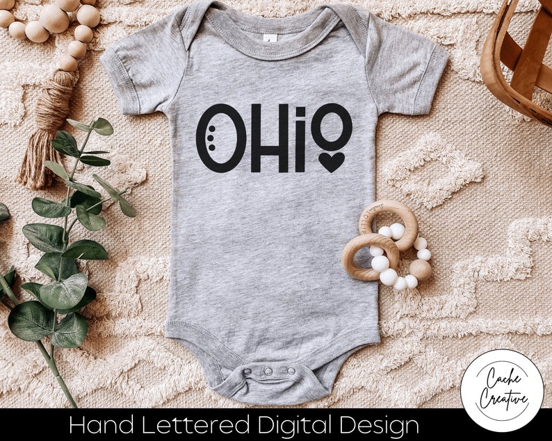 Ohio, OH, Buckeye state svg INSTANT DOWNLOAD dxf, svg, eps, png, jpg, pdf for use with programs like Silhouette Studio or Cricut Design image 4