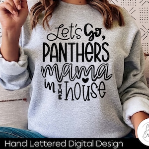 Panthers Mama SVG: School Spirit Design (digitale download)
