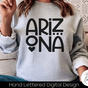 Arizona svg, AZ State svg, SOFORTIGER DOWNLOAD dxf, svg, eps, png, jpg, pdf für die Verwendung mit Programmen wie Silhouette Studio oder Cricut Design