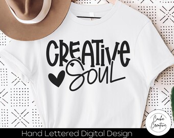 Creative Soul SVG: 手書きデザイン (デジタルダウンロード)