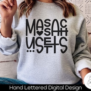 Massachusetts svg, Massachusetts State Svg INSTANT DOWNLOAD dxf, svg, eps, png, jpg, pdf for use with programs like Silhouette or Cricut