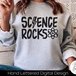 Science Rocks SVG SOFORTIGER Download dxf, svg, eps, png, jpg, pdf für die Verwendung mit Programmen wie Silhouette Studio oder Cricut Design