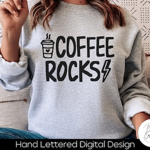 Kaffestenar SVG DIREKT NEDLADDNING dxf, svg, eps, png, jpg, pdf för användning med program som Silhouette Studio eller Cricut Design Space