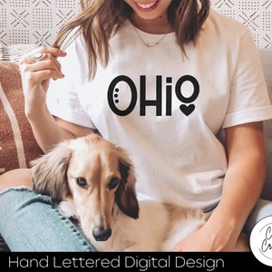 Ohio, OH, Buckeye state svg INSTANT DOWNLOAD dxf, svg, eps, png, jpg, pdf for use with programs like Silhouette Studio or Cricut Design image 2