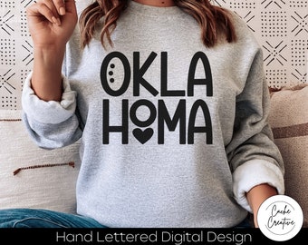 Oklahoma SVG: Sooner State Vector Graphics (Digital Download)