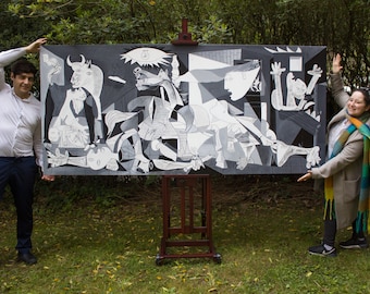 Guernica (pablo Picasso) Oil Replica (240x108) - Etsy