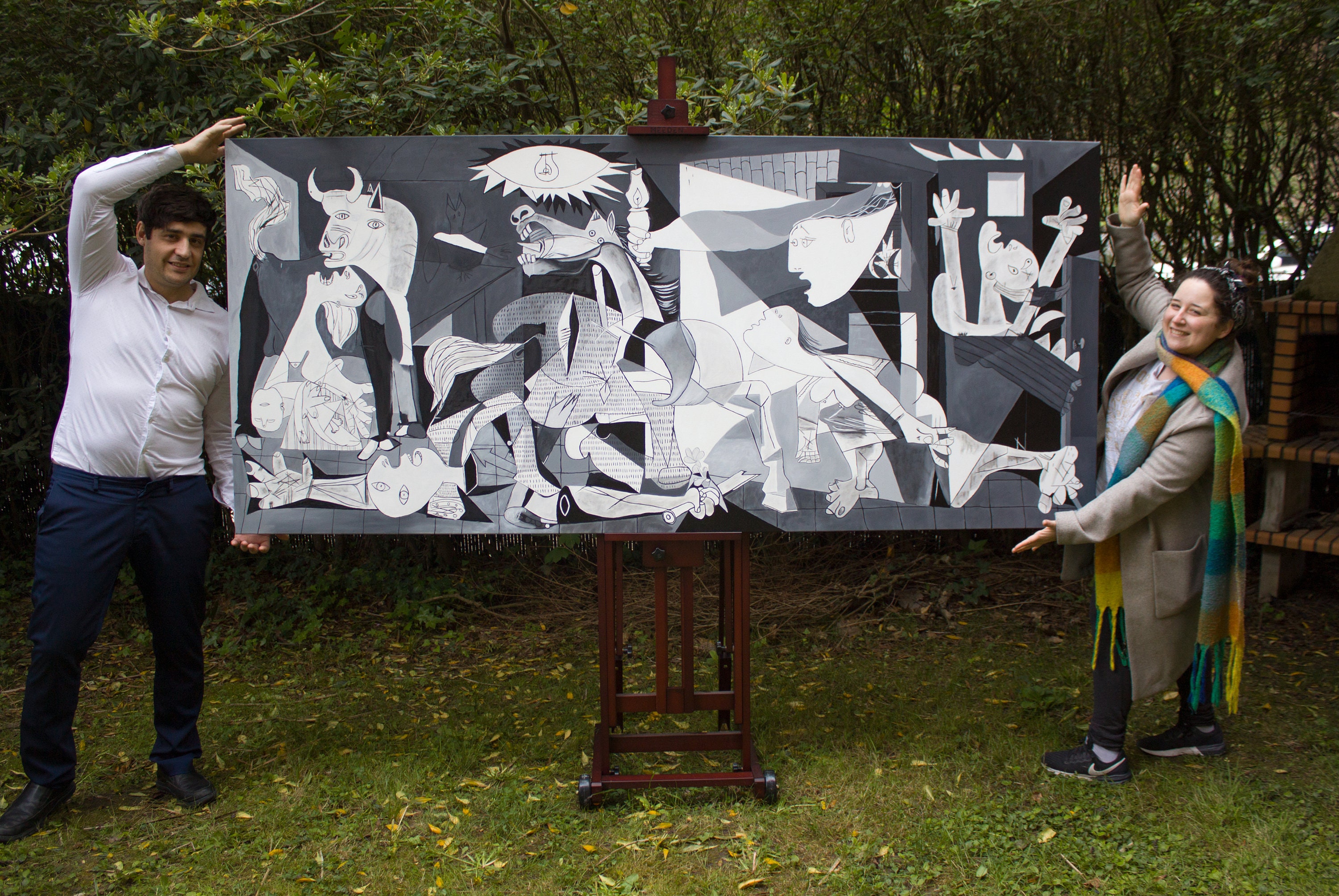 Guernica (pablo Picasso) Oil Replica (240x108) - Etsy