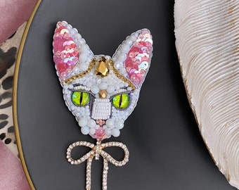 Sphinx Cat Brooch Etsy