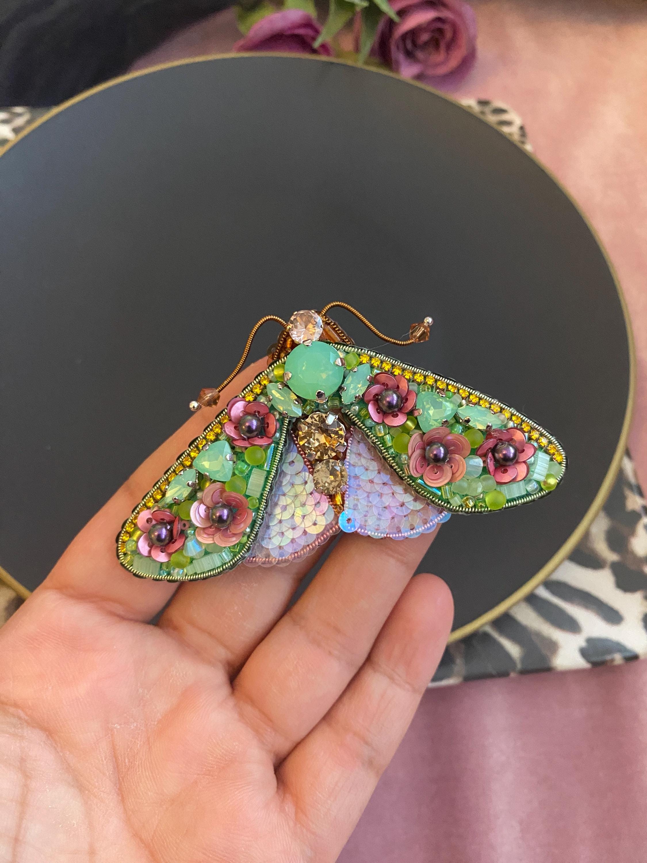 Butterfly Brooch Swarovski - Etsy