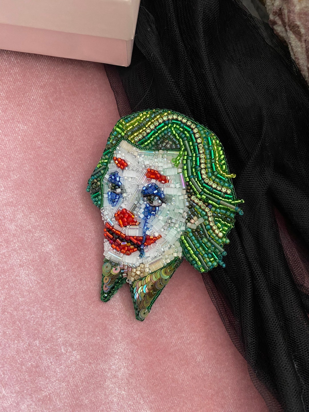 Superbe Broche Vintage En Cuivre - Bijou De Créateur Unique Et Magnifique