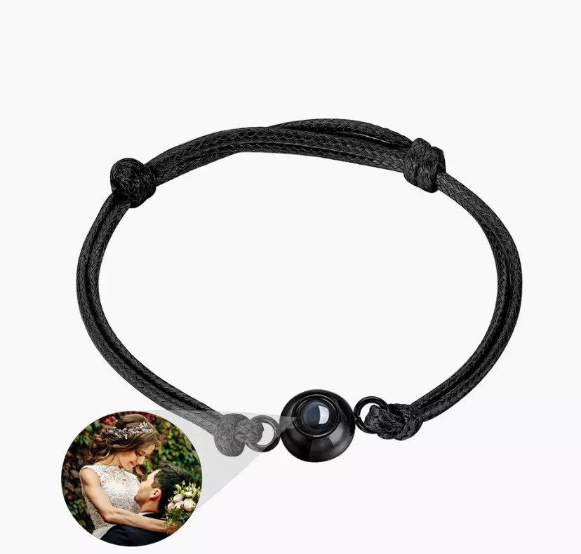 Photo Bracelet Projection Bracelet Hidden Photo Bracelet Couple