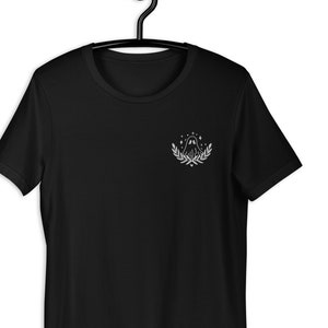 Cute Ghost Shirt Ghost Embroidered Shirt Halloween Embroidered Top Kawaii Ghost Shirt Pastel Goth Clothing Cottagecore Clothes Spooky TShirt