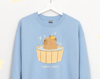 Capibara kawaii sweater kawaii kleding harajuku kleding pastel goth top Japanse streetwear Aziatische mode Koreaanse stijl trui fairy kei