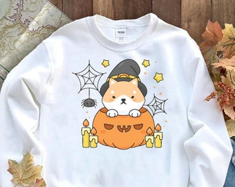 Sweat-shirt Halloween kawaii, pull mignon effrayant, sweat à capuche goth pastel, Harajuku esthétique, pull Kawaii Yami, vêtements mignons effrayants, haut Fairy Kei