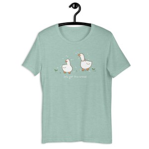 Lets Get This Bread Shirt Kawaii Duck TShirt Harajuku Clothes Kawaii Fashion Pastel Kawaii Top J-Fashion Top Cottagecore Clothes Yume Kawaii