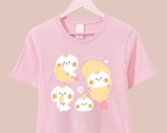 Maglietta gatto tempura / Maglietta gatto kawaii / Maglietta gioco di parole cibo asiatico / Regalo per buongustai / Moda Harajuku