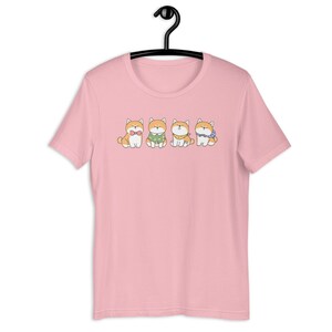 Shiba Inu Shirt Kawaii Dog Tshirt Harajuku Graphic Tee Japanese Crewneck Kawaii Aesthetic JFashion Top Dog Lover Tee Yume Kawaii Clothing