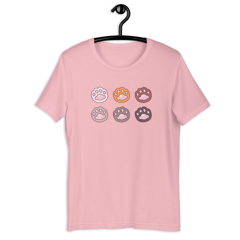 Cat Paw Shirt Harajuku Clothing Kawaii Cat Shirt Yume Kawaii Tee Shirt Pastel Kawaii Clothing Pastel Goth Neko Anime TShirt Decora Kei Top