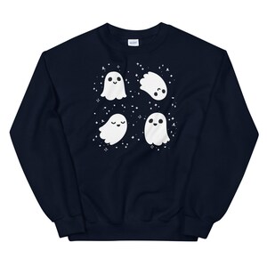 Kawaii Ghost Sweatshirt Cute Ghosts Sweater Kawaii Halloween Hoodie Yami Kawaii Top Yume Kawaii Clothes Creepy Cute Clothing Harajuku Hoodie