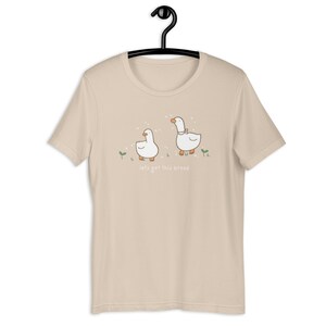 Lets Get This Bread Shirt Kawaii Duck TShirt Harajuku Clothes Kawaii Fashion Pastel Kawaii Top J-Fashion Top Cottagecore Clothes Yume Kawaii