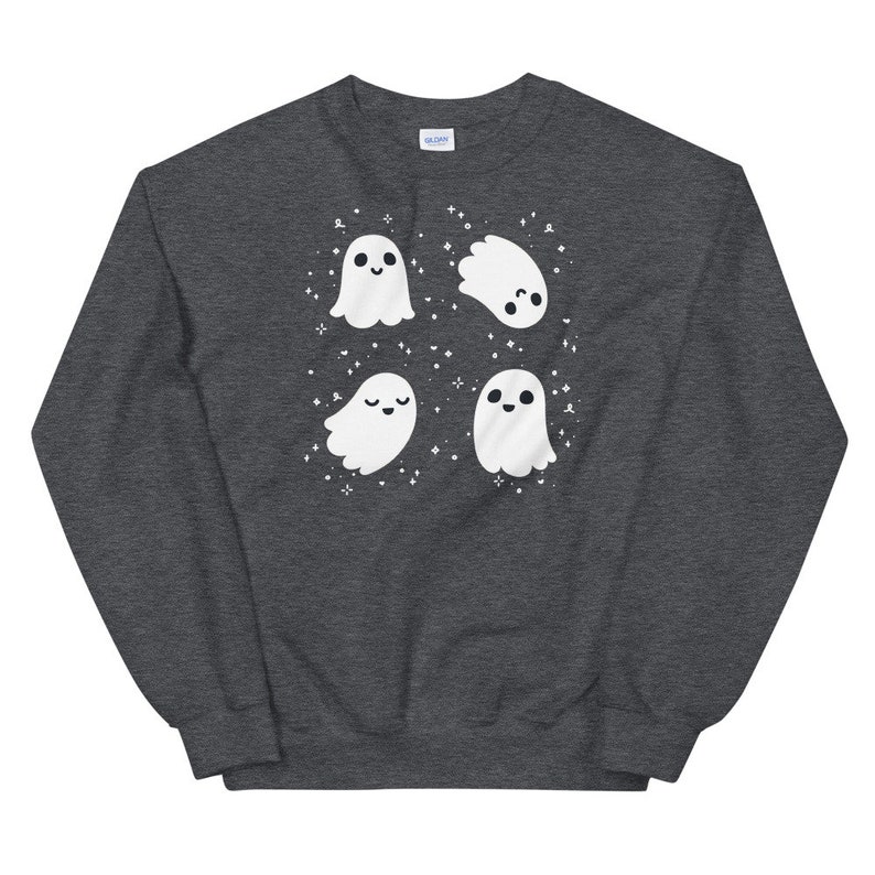 Kawaii Ghost Sweatshirt Cute Ghosts Sweater Kawaii Halloween Hoodie Yami Kawaii Top Yume Kawaii Clothes Creepy Cute Clothing Harajuku Hoodie