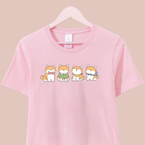 Shiba Inu Graphic T-Shirt | Kawaii Dog Shirt| Harajuku Aesthetic | Yume Kawaii Crewneck