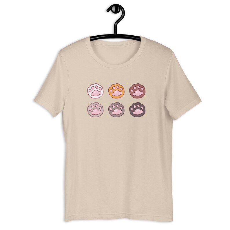 Cat Paw Shirt Harajuku Clothing Kawaii Cat Shirt Yume Kawaii Tee Shirt Pastel Kawaii Clothing Pastel Goth Neko Anime TShirt Decora Kei Top