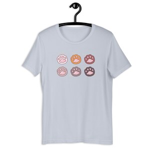 Cat Paw Shirt Harajuku Clothing Kawaii Cat Shirt Yume Kawaii Tee Shirt Pastel Kawaii Clothing Pastel Goth Neko Anime TShirt Decora Kei Top