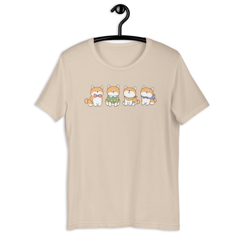 Shiba Inu Shirt Kawaii Dog Tshirt Harajuku Graphic Tee Japanese Crewneck Kawaii Aesthetic JFashion Top Dog Lover Tee Yume Kawaii Clothing