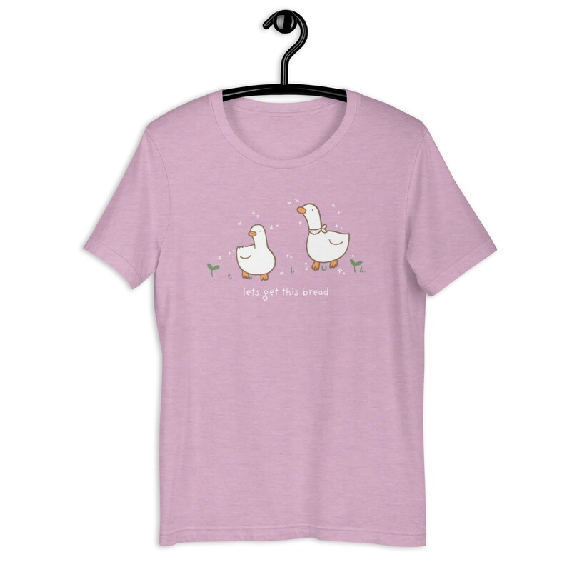 Lets Get This Bread Shirt Kawaii Duck TShirt Harajuku Clothes Kawaii Fashion Pastel Kawaii Top J-Fashion Top Cottagecore Clothes Yume Kawaii