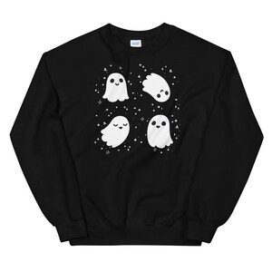 Kawaii Ghost Sweatshirt Cute Ghosts Sweater Kawaii Halloween Hoodie Yami Kawaii Top Yume Kawaii Clothes Creepy Cute Clothing Harajuku Hoodie